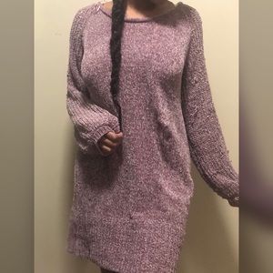 Lavender Sweater Dress